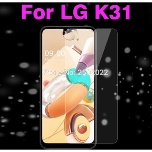 2.5D Tempered Glass For LG K31 Screen Protector protective film For LG K31 Glass 9H Hardness Glass for LG K31 Protective Guard