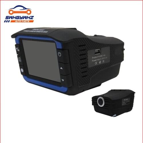 2 In 1car Dvr Dash Cam Radar Detector Video Recorder Radar Degree Angle Russian Language Video Recorder Dashcam