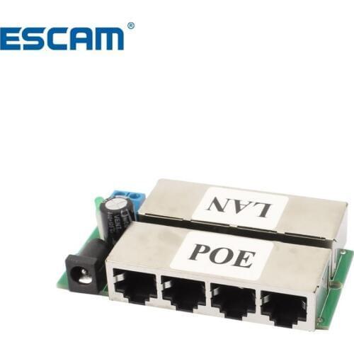 4 Channel Over Ethernet PoE Injector Module CCTV Surveillance IP Security