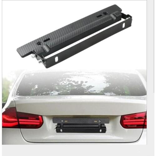 ABS Adjustable Racing Universal Car License Plate Frame accessories for SEAT Leon Ibiza CUPTRA Altea Alhambra TOLEDO LEON 3 Exeo