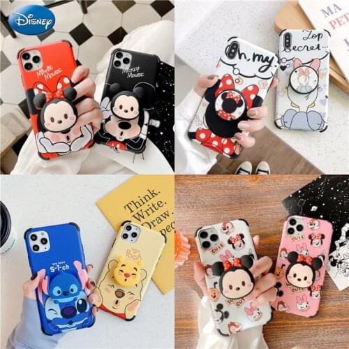 Disney for IPhone 11 Mobile Phone Case for IPhone7/8P/X/XR/XS/XSMAX/11 Pro/12pro Mobile Phone Cover with Stand zz0602