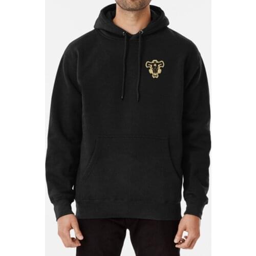 Black Clover Black Bulls Hoodie Blackclover Blackbulls Black Clover Bulls Guild Logo Anime Comic Bull