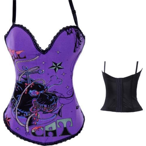 Cheap sexy adult corset lingerie,special dragon pattern corset M1936