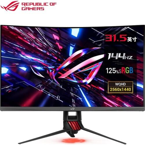 ASUS ROG Strix XG32VQ 31.5 inch Curved 2K Gaming Monitor 144HZ Rapid Refrash Rate IMAX Screen Aura Sync FreeSync™ 125% sRGB