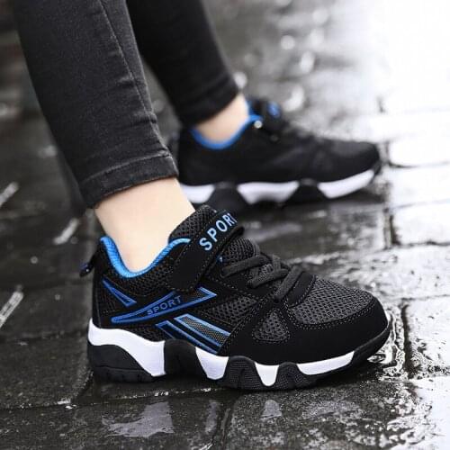 Fashion Kids Sport Shoes Boys Running Sneakers Breathable Mesh Children Casual Shoes Children Lightweight Casual Walking Shoes