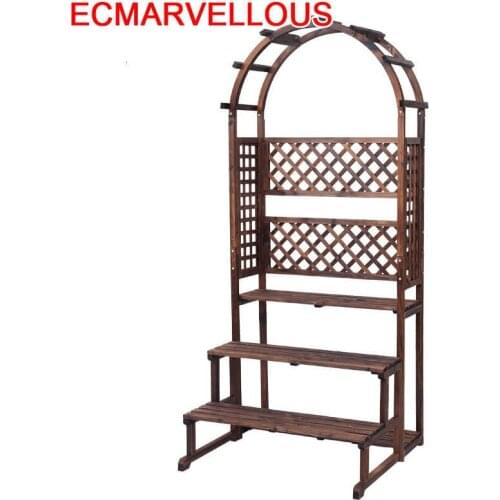 Bunga Stojaki Na Kwiaty Etagere Pour Plante Huerto Urbano Madera Indoor Pot Outdoor Dekoration Balcony Flower Shelf Plant Stand
