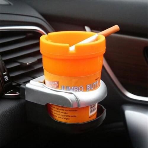 Multicolor Car Ashtray Fireproof Material Easy Clean Car Ashtray Fit Most Auto Cup Holder Truck Office Cigarette Ashtray Car