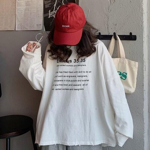 Real Shot 2021 Autumn New Round Neck Thin Loose Sweatshirt Hoodies Student Young Fashion Oversize Women Tops Streetwear