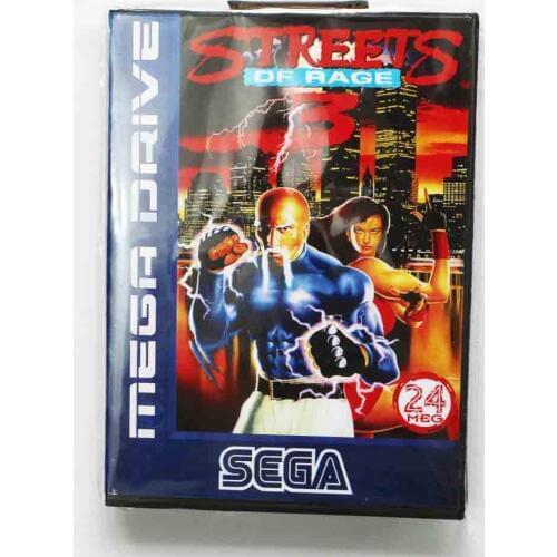 Street Of Rage 3 Game Cartridge 16 bit MD Game Card For Sega Megadrive/Genesis