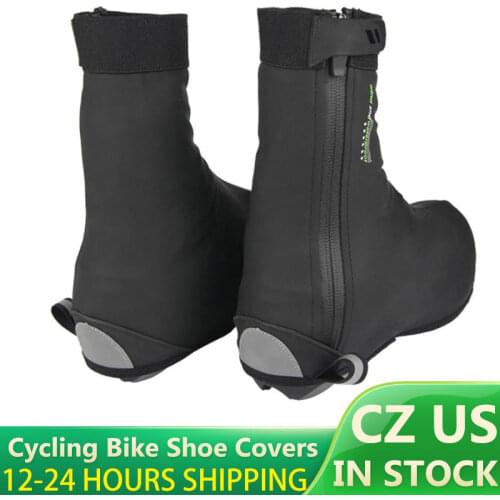 M/L/XL/XXL Waterproof Thermal Warm Cycling Bike Shoe Covers Bicycle Overshoes for Men Women Road Mountain Bike Auto-lock Booties