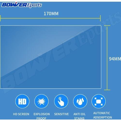 170*94MM Tempered glass screen Protective Film Car Multimedia player GPS radio dvd automotivo
