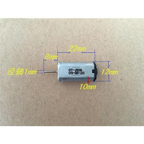2 Pcs 3-3.7V 19300-23800RPM Speed DIY Model aircraft Magnetic Micro DC Motor