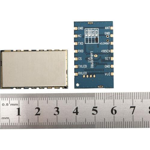 Free ShippingLora610pro 100mW TTL 433/470/868/915MHz MESH And AES Encryption 5km Network Smart Repeater Node Wireless RF Module