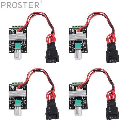 PROSTER 4 PCS for PWM Motor Speed Controller DC6-28V High quality circuit board high hardness wear resistance