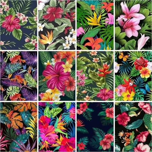 LZAIQIZG 5D DIY Diamond Painting Lily Home Decor Handicraft Full Square Drill Diamond Embroidery Flower Mosaic Nature Home Decor
