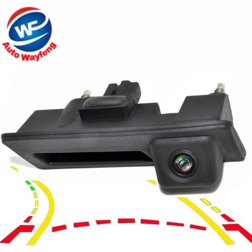 Car Trunk handle Intelligent Trajectory Tracks Rear View Parking Camera For Audi/VW/Passat/Tiguan/Golf/Touran/Jetta/Touareg