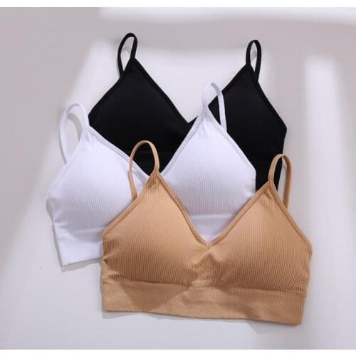FINETOO Seamless Women Bras Tank Tops Female Underwear Wireless Bra Crop Top Sexy fashion Bra Sports Soft Bralette Lingerie