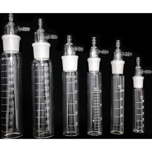 Large Impact Absorber Bottle Percussive Gas Sampling Bottle 25 50 75 125 250 275mL