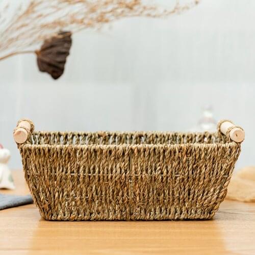 Large Capacity Household goods Nordic woven basket Thick cotton rope woven basket Storage storage basket Dirty clothes basket