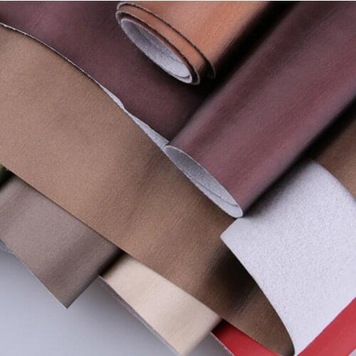 10 yards roll brushed grain artificial leather Soft sofa background wall interior decoration glasses case PU leather fabric