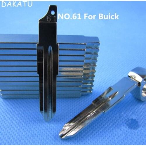 DAKATU NO.61# Key Blade Blank Remote Key Blade FOR Buick Excelle Flip Remote Car Key Blade Replacement 61 KEY BLADE
