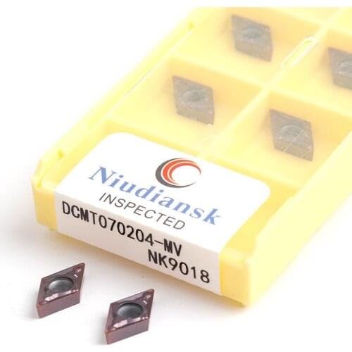 DCMT070204-MV NK9018 High Quality CNC Turning Tools Sturdy Wear-resistant Carbide Lathe Turning Inserts Suitable For Steel