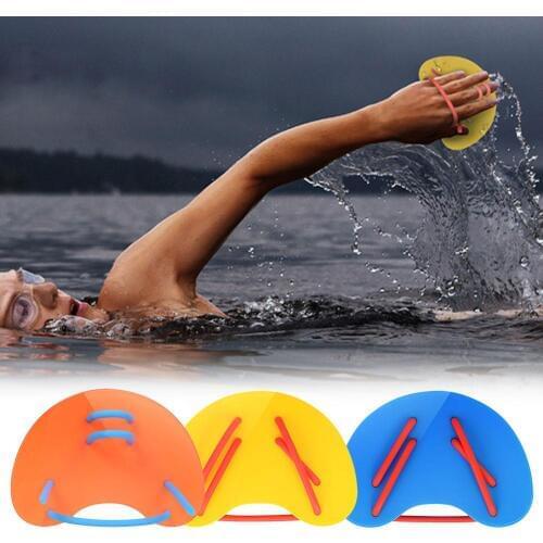 Children Swimming Webbed Water Palm Freestyle Type Swimming Hand Fins Flippers Palm Finger Webbed Gloves Paddle Water Sports