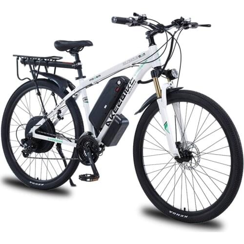 29" 1000W Electric City Bike Removable 48V 13Ah Lithium-ion Battery ebike 60 Miles Range Dual Disc Brakes Alloy Electric Bicycle