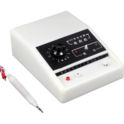 SG-1/SG-2 Double Color Metal/Non-metal EDM Machine 50W Spark Engraving Pen Hand Electroengraving Machine 220V