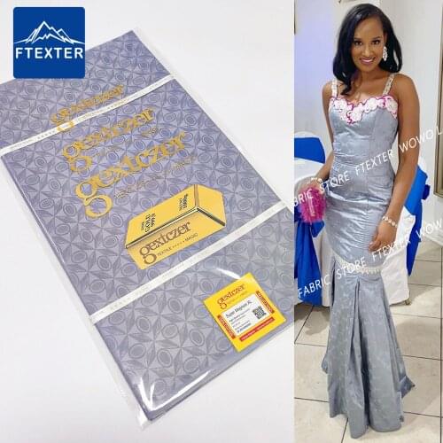 Factory Outlet !!! 5 Yards Many Color African Lace Fabric Bazin Riche For Senegar Men Cloth Sewing Original Brocade Basin Tissu