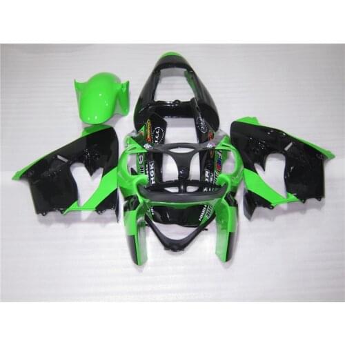 Motorcycle Fairing kits for Kawasaki ZX 9R 2002 2003 NINJA zx9r 02 03 green black motorcycle fairings kit XY23