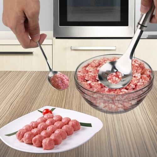 NICEYARD Meatball Maker Spoon Stainless Steel Kitchen Meat Ball Mold Spoon Kitchen Gadget Meat Tools