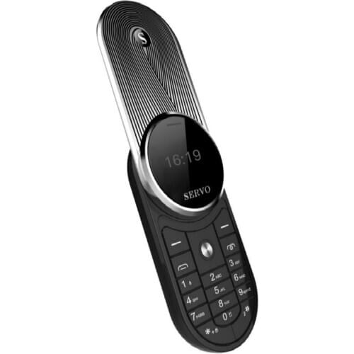 360 Rotatable Mini Mobile Phone SERVO AURA Dual Sim Bluetooth Dialer Small Phone