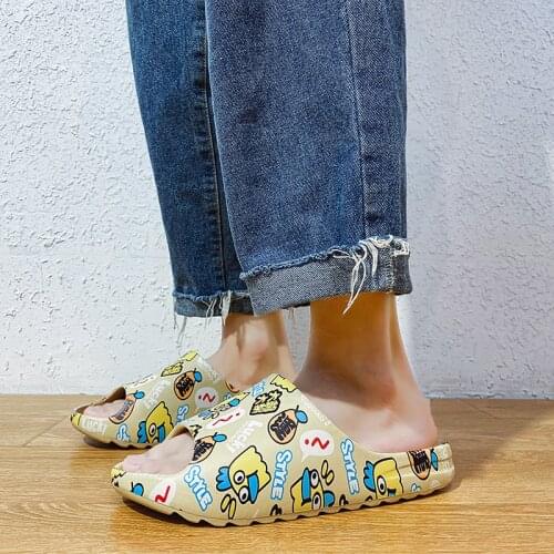 Mode Slippers Mannen En Vrouwen Dikke Zolen Indoor Badkamer Slippers Antislip Huishouden Vloer Slippers Zomer Schoenen