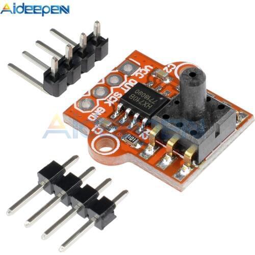 DC 3.3V 5V 0-40KPa Pressure Sensor Module Connect 2.5mm Soft Tube Digital Liquid Water Level Controller Board For Arduino