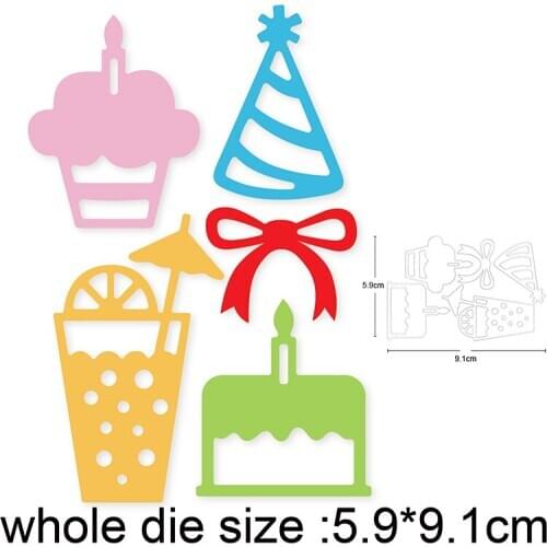 New Christmas Gifts Metal Cutting Dies Cutout Stencils Die Cut for DIY Scrapbooking Album Paper Card Embossing