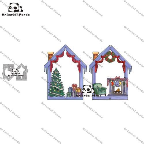 New Dies 2020 Christmas in the house Metal Cutting Dies diy Dies photo album cutting dies Scrapbooking Stencil stamps metal