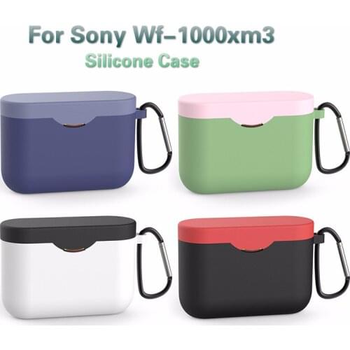 New Original Earphone Case For Sony Wf-1000xm3 Silicone Case Anti-lost Protection Bluetooth Headset Cover Earphone Accessories