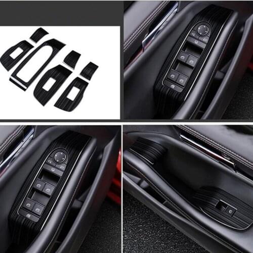 Armrest trim The inner door handle trim sequins for mazda 3 2020 Left Hand Drive,stainless steel