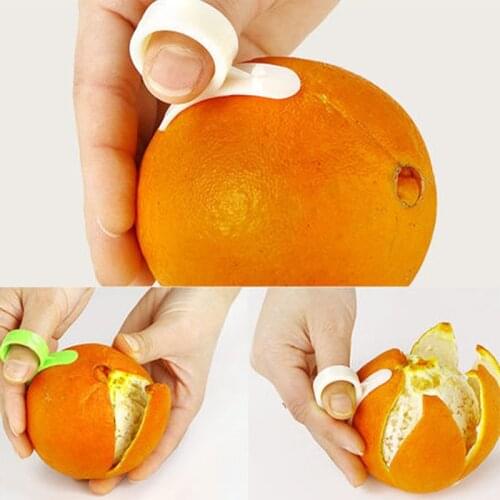 Finger Type Open Orange Peeler Machine Orange Device Tools Creative Kitchen Accessories Convenient Fruit Peeler Cooking Gadgets