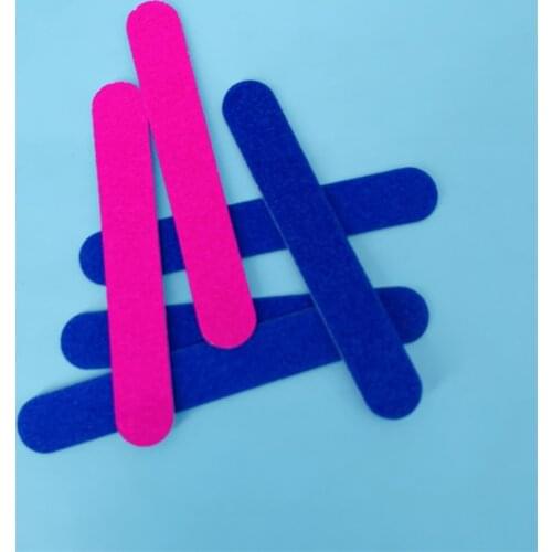 100pcs Professional Nail Files/Sandpaper Buffers Slim Crescent Grit 180/240 Tools Disposable Cuticle Remover Callus Polish Pack