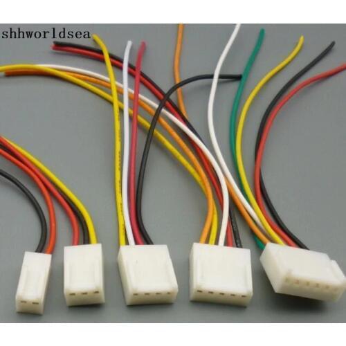 Shhworldsea 10pcs 30CM Connector Leads Header 2.54mm KF2510 2P 3P 4P 5P 6P Kit Housing Pin header Terminal Free Shipping