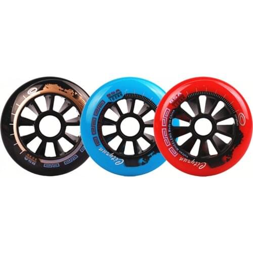 PS inline speed skate wheels for 85A Elastic PU 110mm 100mm 90mm racing wheel