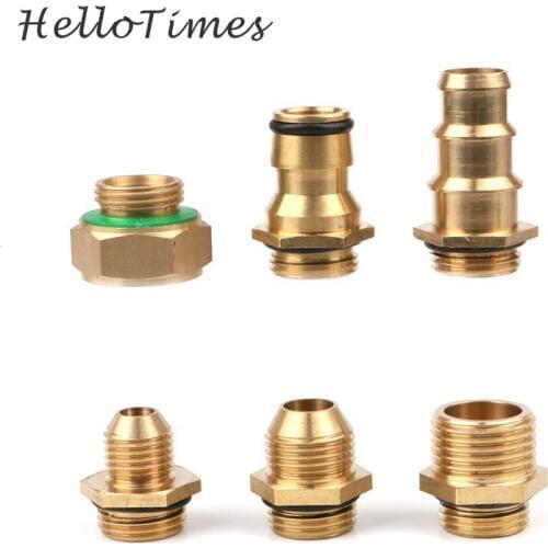 Brass M18 To M14 M22 1/2" Thread Water Gun Quick Connector Car Wash Gun Joints Adapter Garden Irrigation Watering Connectors