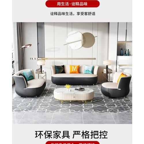 Modern Genuine Leather sofa Modern sofa set furniture for living room sofa