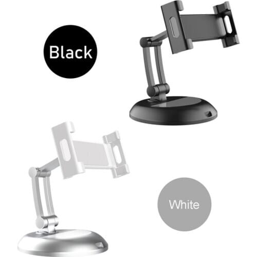 Universal 360° Swivel Adjustable Angle Kitchen Office Desktop Desk Mount Stand Holder for 5-13" Cellphone Tablet PC
