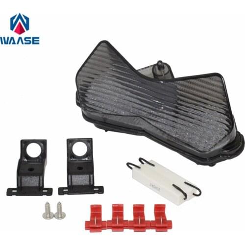 Waase For Kawasaki Z750 2004-2006 / Z1000 2003 2004 2005 2006 E-Mark Tail Light Brake Turn Signals Integrated LED Light