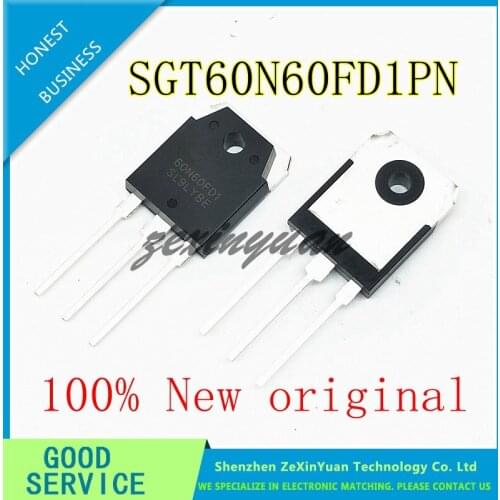2PCS-10PCS 100% New original SGT60N60FD1PN SGT60N60FD1 60N60FD1 600V 60A TO-3P