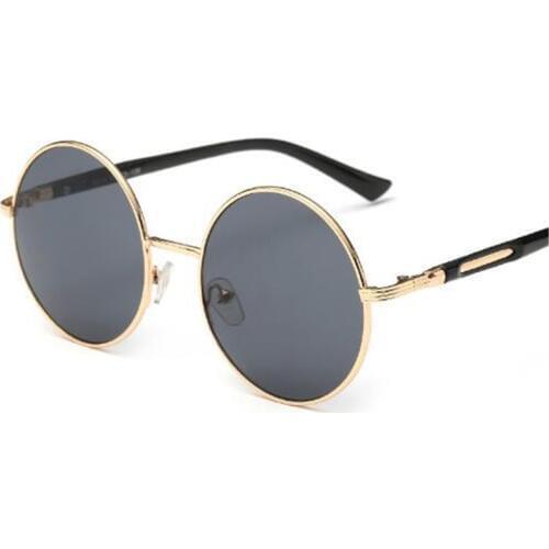 2020 Women Sunglasses Coating Mirrored Sunglasses Round Circle Sun glasses Men Retro Vintage lunette de soleil femme homme