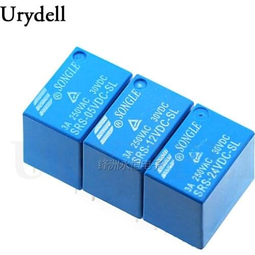 5pcs Relay SRS-05VDC-SL SRS-12VDC-SL SRS-24VDC-SL SRS-05VDC-SH 3A 6pins 5V 12V 24V Relays